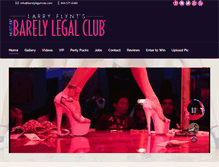 Tablet Screenshot of barelylegalnola.com